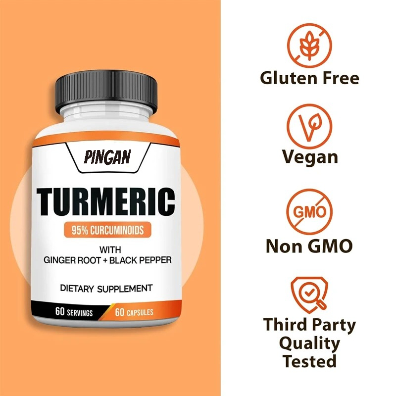 강황 추출물 - 커큐민 95% 생강 뿌리 추출물 및 흑 - Turmeric Curcumin Capsule 리뷰 및 가격