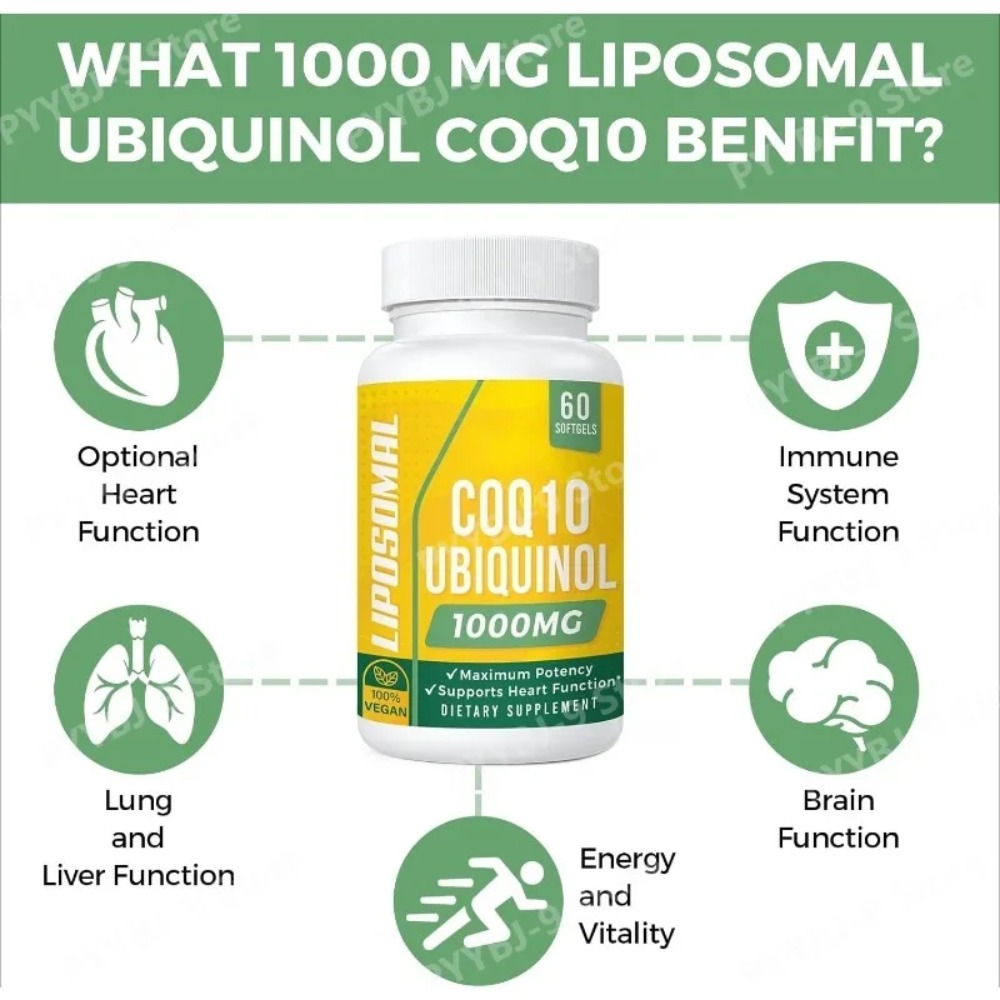 코엔자임 Q10 유비퀴놀 소프트젤: 심혈관 건강, 세포 - Coq10 Ubiquinol Softgel 리뷰 및 가격