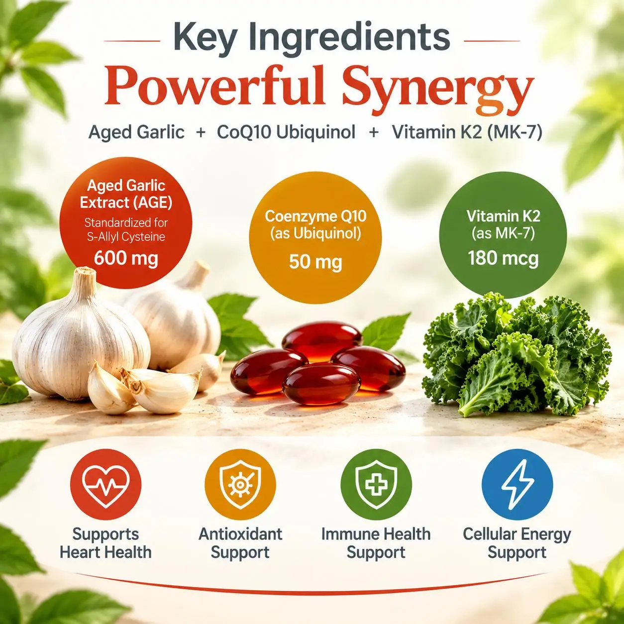 냄새가 없는 에이징 마늘 소프트젤, 600mg 코엔자임 - Coq10 Ubiquinol Softgel 리뷰 및 가격